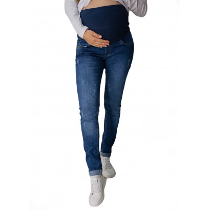 Интересные джинсы для беременных Синие